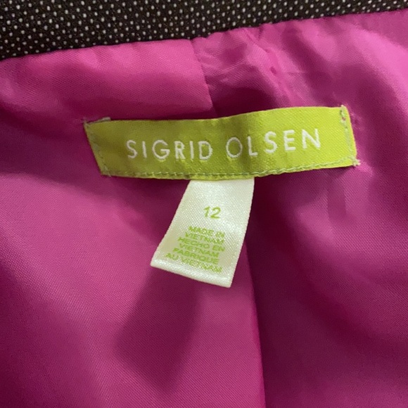 Sigrid Olsen Brown Speckled With Pink Accents - Picture 6 of 7